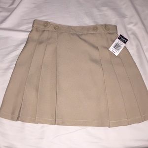 Khaki Chaps girls uniform skirt